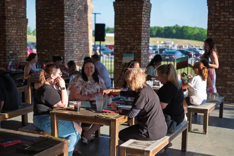Painting Field of Tulips at BridgeWay Brewing Co., April 2026
