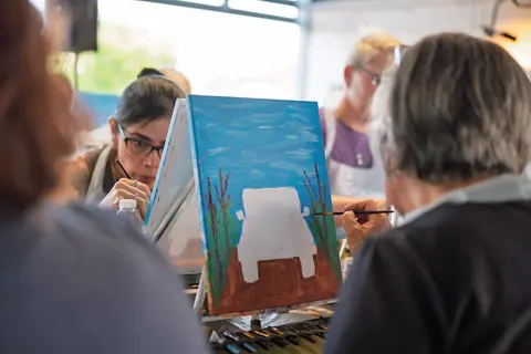 Painting Pumpkin Truck at Gather GVL, September 2026