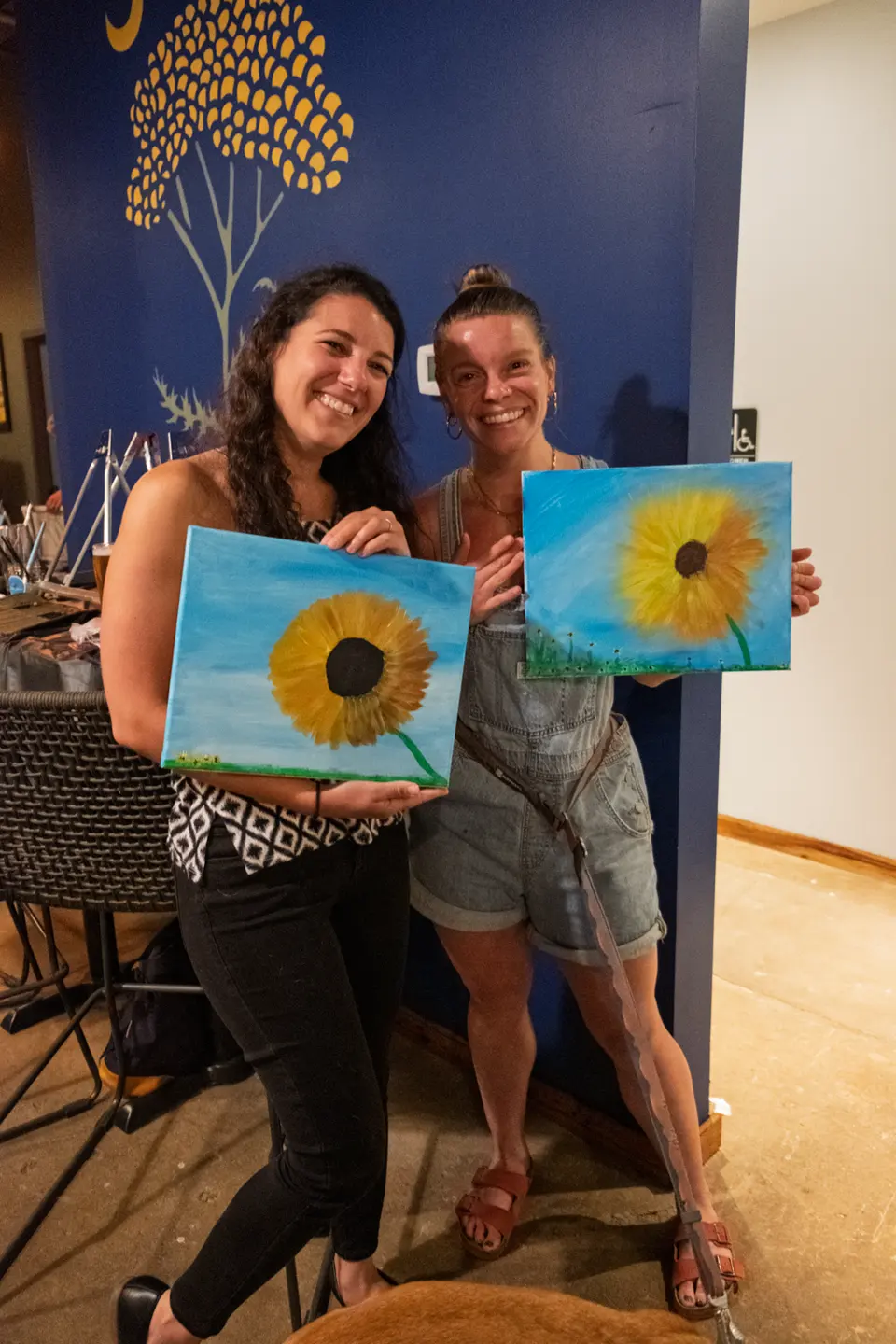 Photo 52 of 62, painting Sunflower Field at Wild Yarrow Brewing