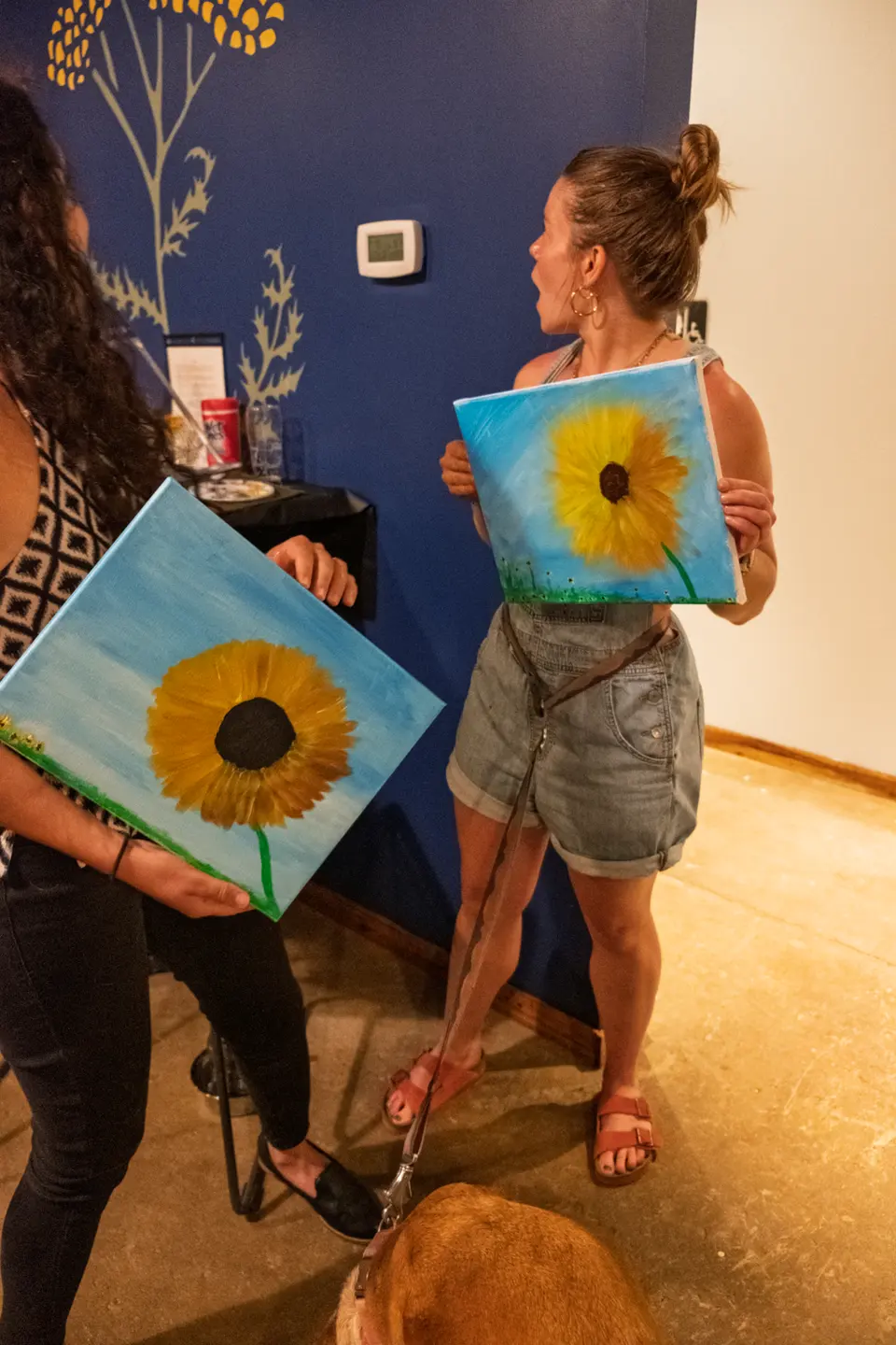Photo 53 of 62, painting Sunflower Field at Wild Yarrow Brewing