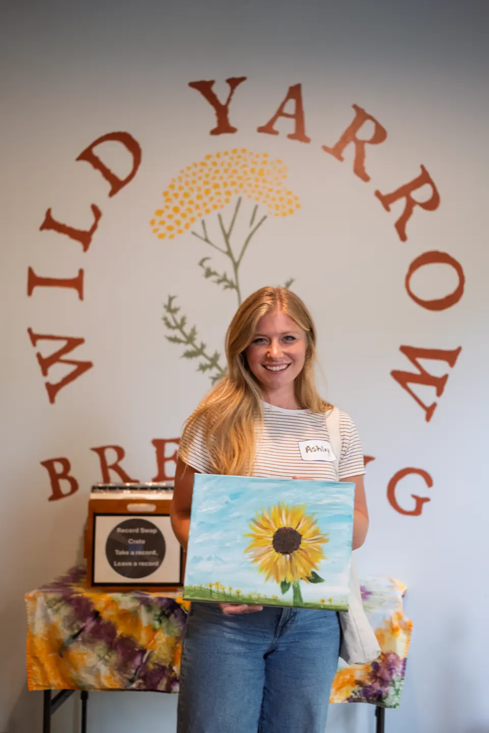 Photo 56 of 62, painting Sunflower Field at Wild Yarrow Brewing