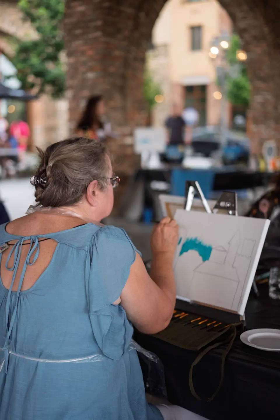 Photo 22 of 83, painting Van Gogh Sky at BridgeWay Brewing Co.