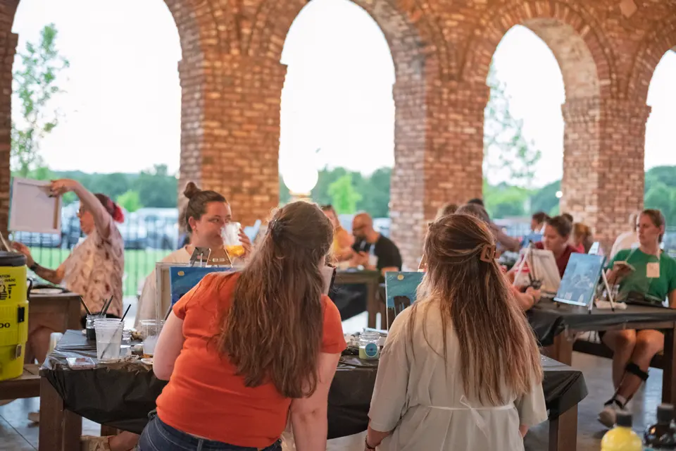 Photo 83 of 83, painting Van Gogh Sky at BridgeWay Brewing Co.