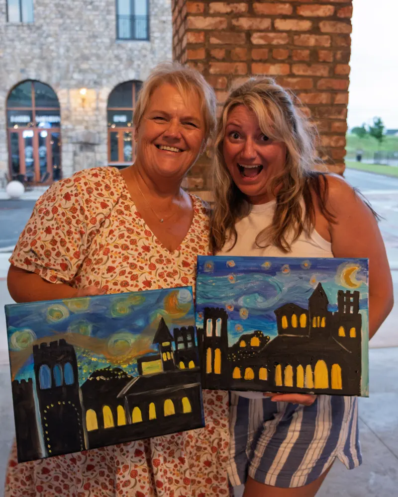 Photo 4 of 83, painting Van Gogh Sky at BridgeWay Brewing Co.