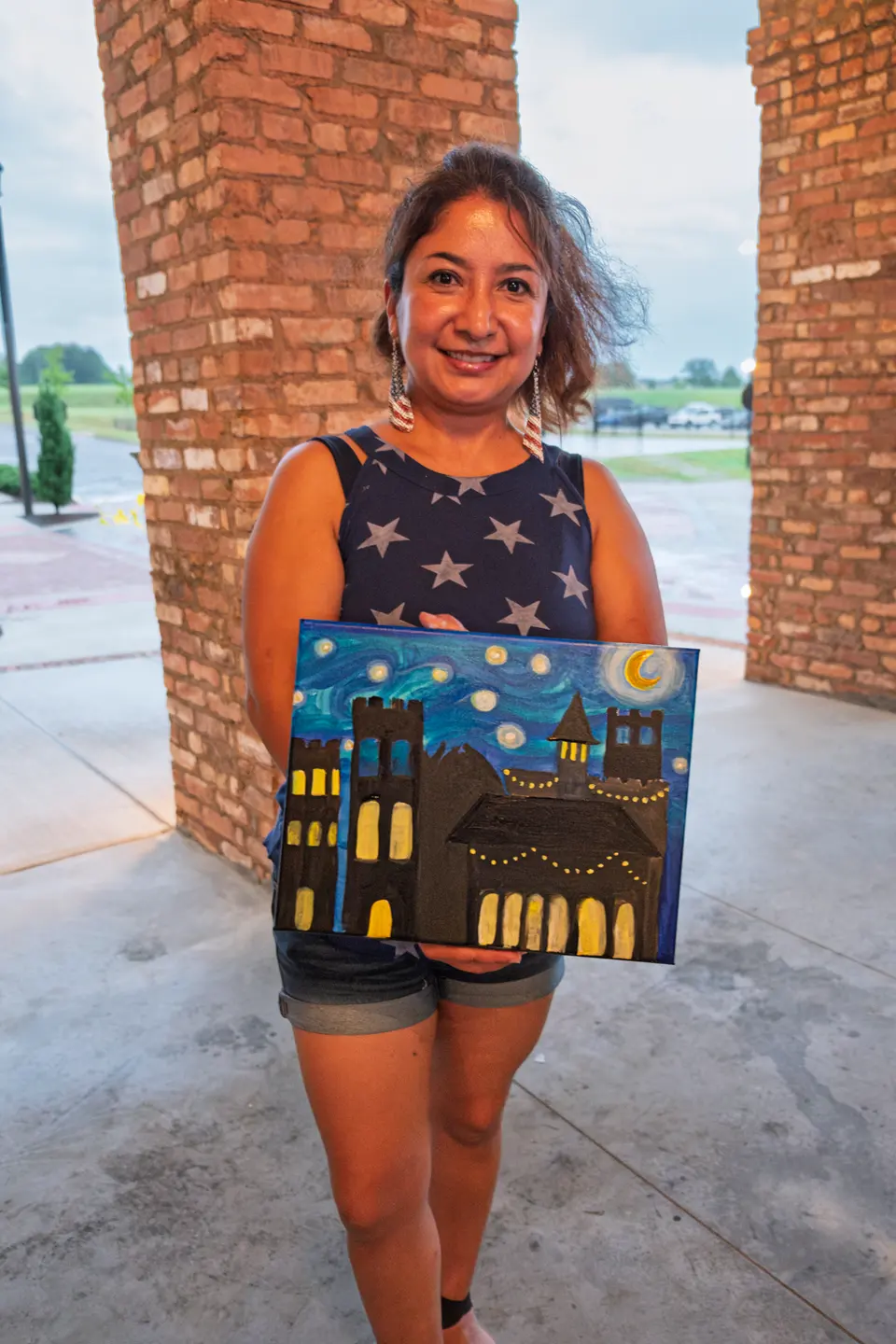 Photo 6 of 83, painting Van Gogh Sky at BridgeWay Brewing Co.