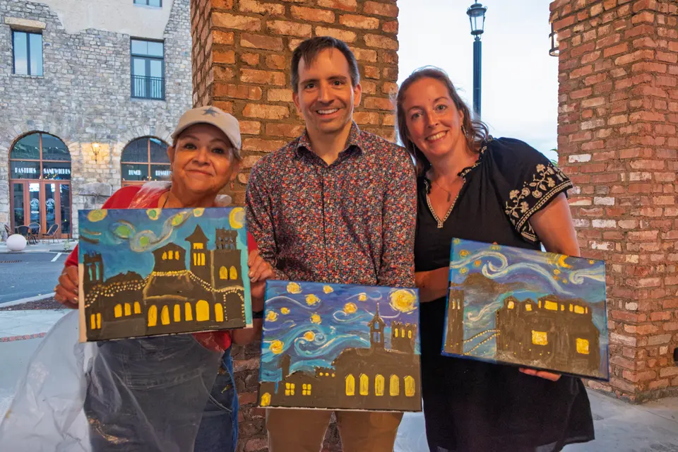 Photo 7 of 83, painting Van Gogh Sky at BridgeWay Brewing Co.