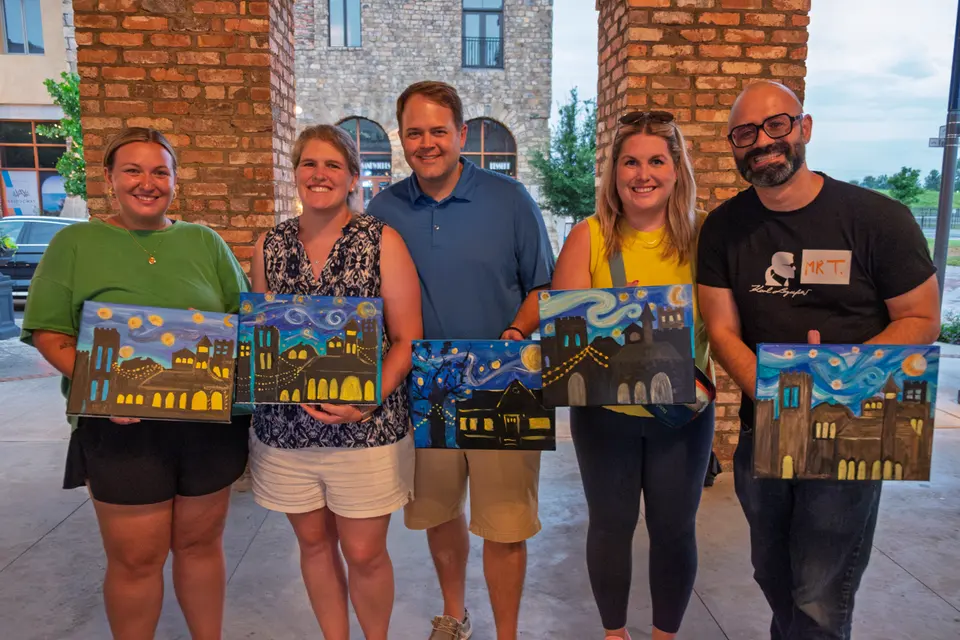 Photo 8 of 83, painting Van Gogh Sky at BridgeWay Brewing Co.