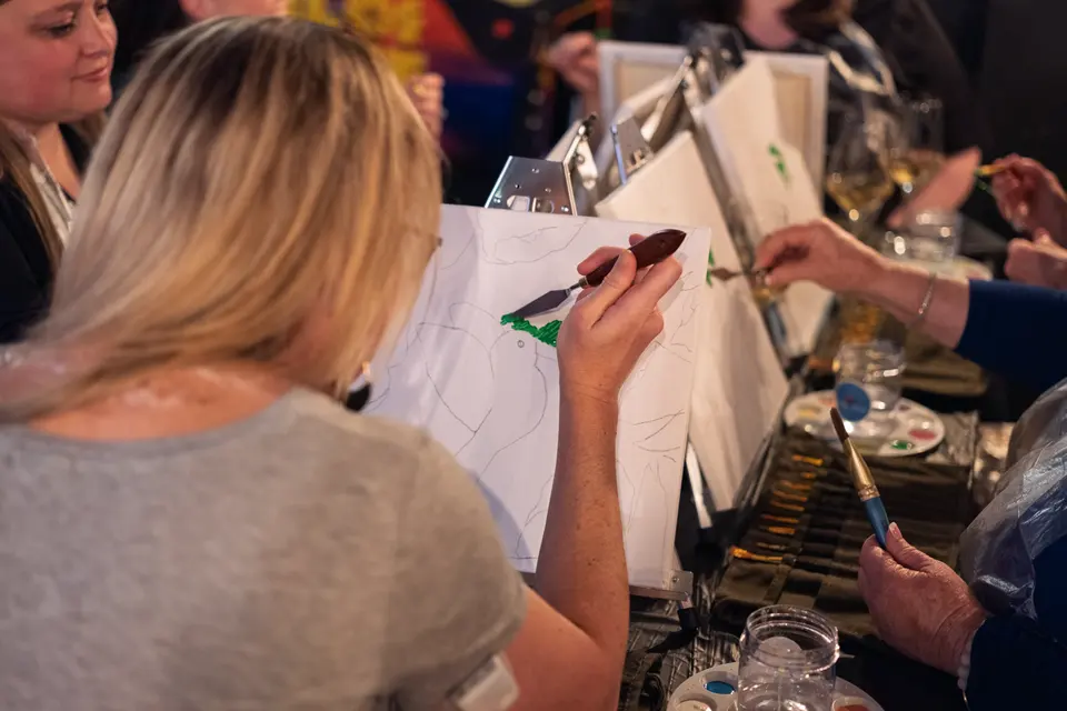 Photo 4 of 63, painting Hummingbird at Greenville Beer Exchange