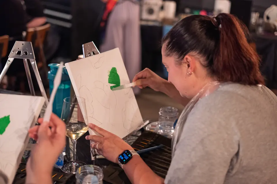 Photo 5 of 63, painting Hummingbird at Greenville Beer Exchange
