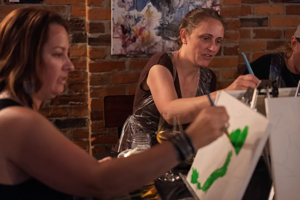 Photo 7 of 63, painting Hummingbird at Greenville Beer Exchange