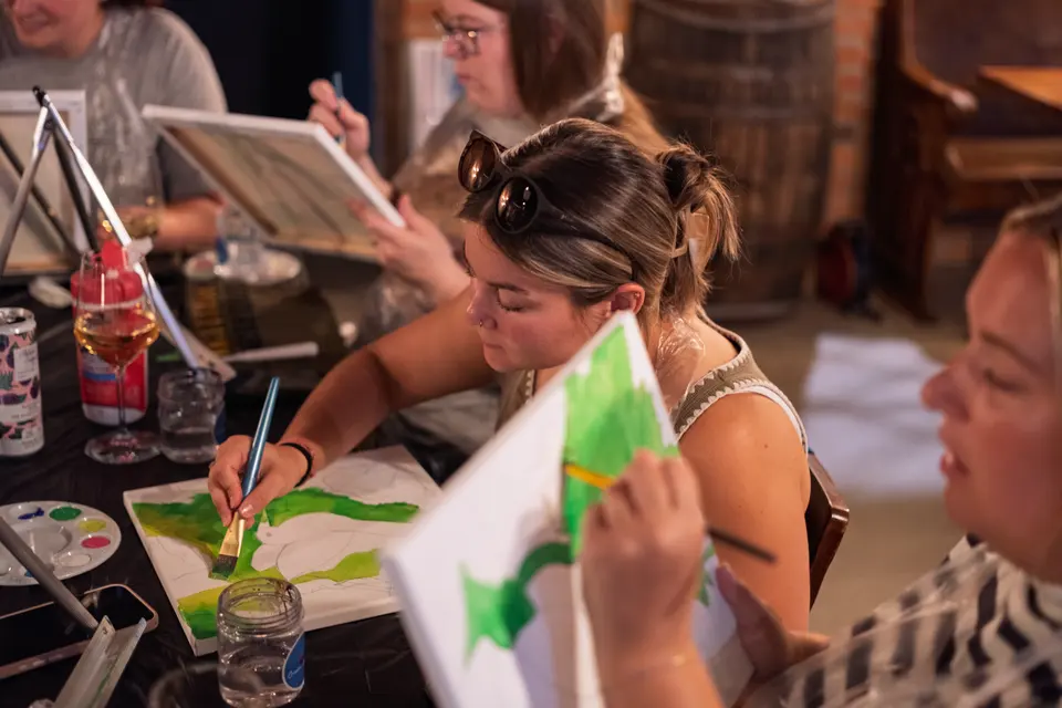 Photo 9 of 63, painting Hummingbird at Greenville Beer Exchange