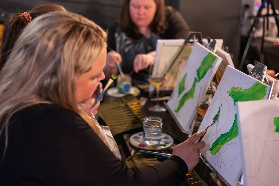 Photo 10 of 63, painting Hummingbird at Greenville Beer Exchange