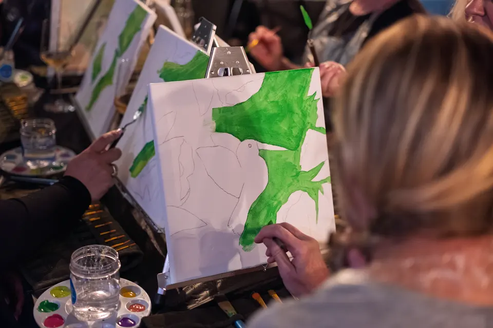 Photo 11 of 63, painting Hummingbird at Greenville Beer Exchange