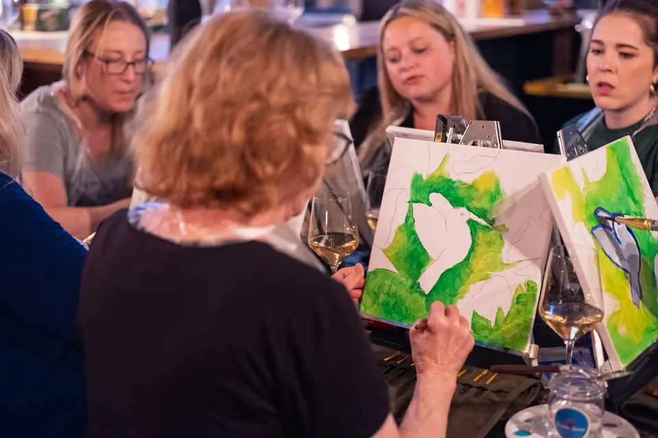 Photo 13 of 63, painting Hummingbird at Greenville Beer Exchange