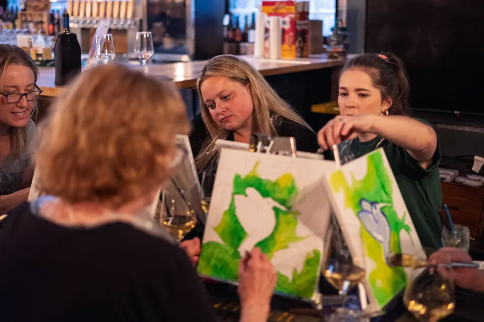Photo 14 of 63, painting Hummingbird at Greenville Beer Exchange