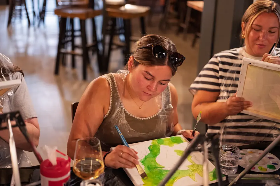 Photo 16 of 63, painting Hummingbird at Greenville Beer Exchange