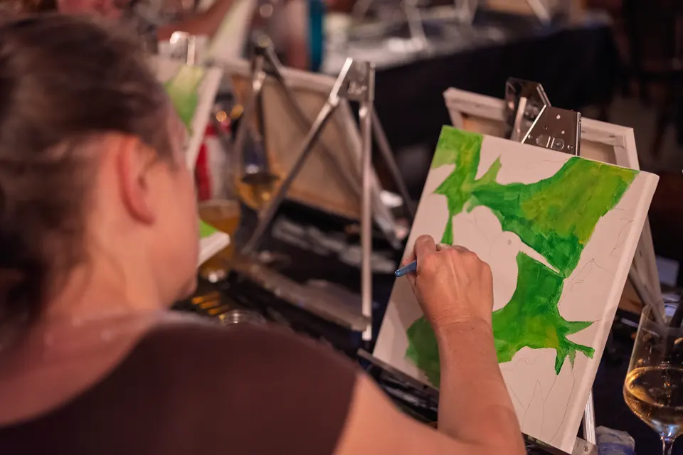 Photo 18 of 63, painting Hummingbird at Greenville Beer Exchange