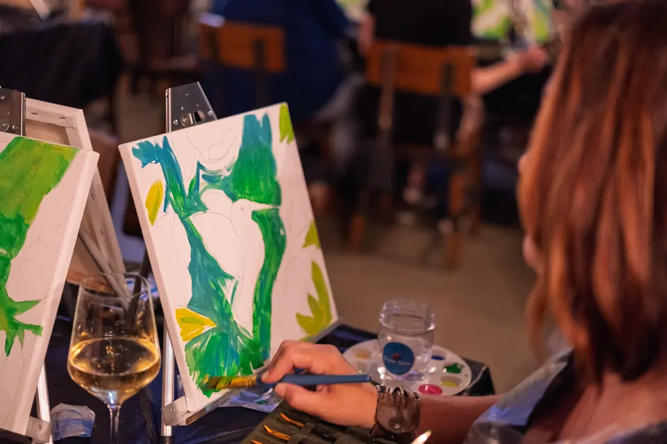 Photo 19 of 63, painting Hummingbird at Greenville Beer Exchange