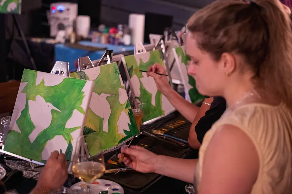 Photo 24 of 63, painting Hummingbird at Greenville Beer Exchange