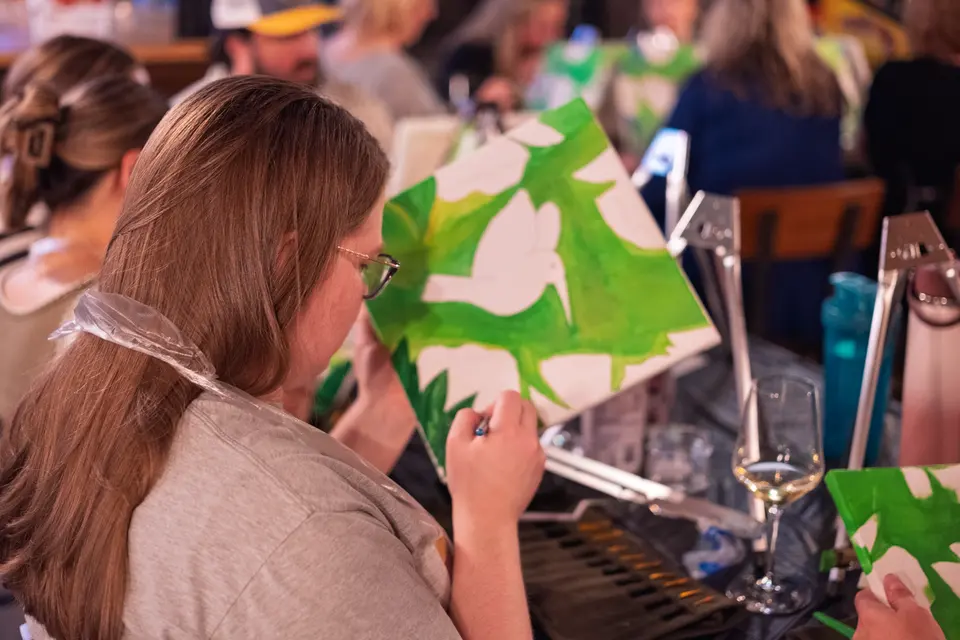 Photo 25 of 63, painting Hummingbird at Greenville Beer Exchange
