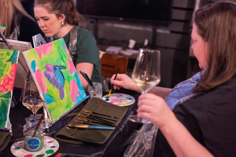 Photo 27 of 63, painting Hummingbird at Greenville Beer Exchange