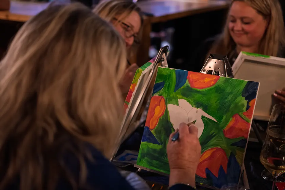 Photo 29 of 63, painting Hummingbird at Greenville Beer Exchange