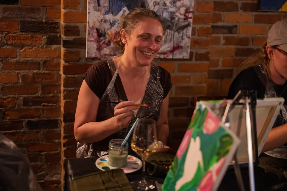 Photo 30 of 63, painting Hummingbird at Greenville Beer Exchange