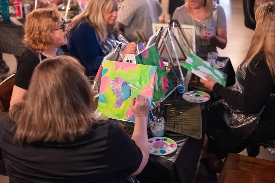 Photo 32 of 63, painting Hummingbird at Greenville Beer Exchange