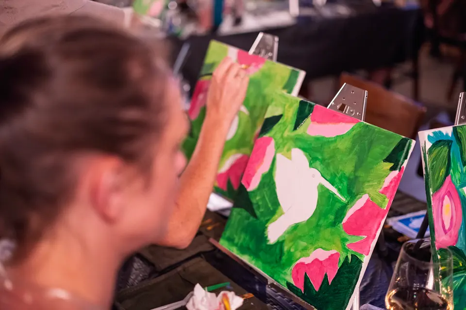 Photo 33 of 63, painting Hummingbird at Greenville Beer Exchange