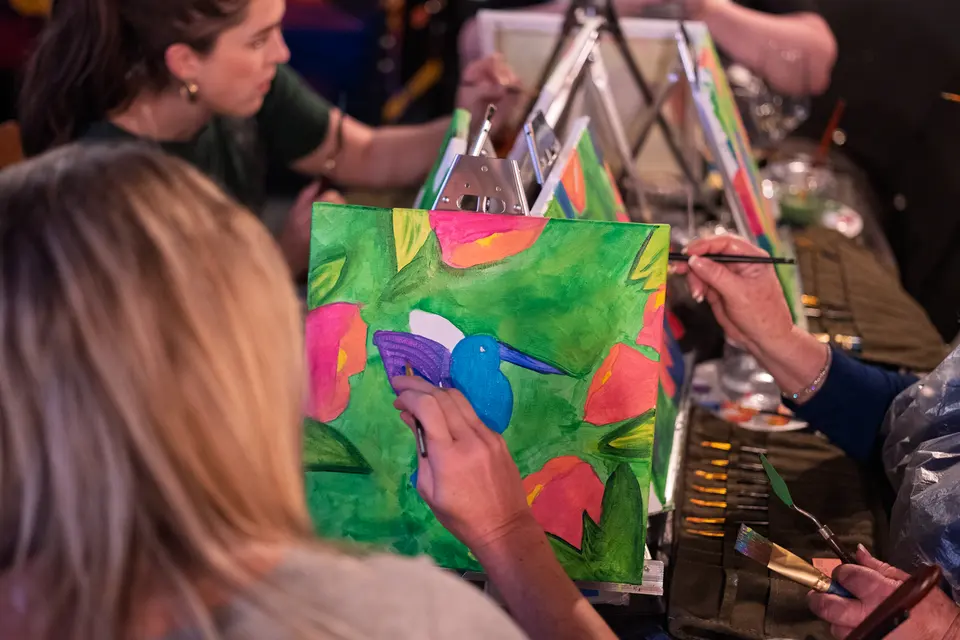 Photo 35 of 63, painting Hummingbird at Greenville Beer Exchange