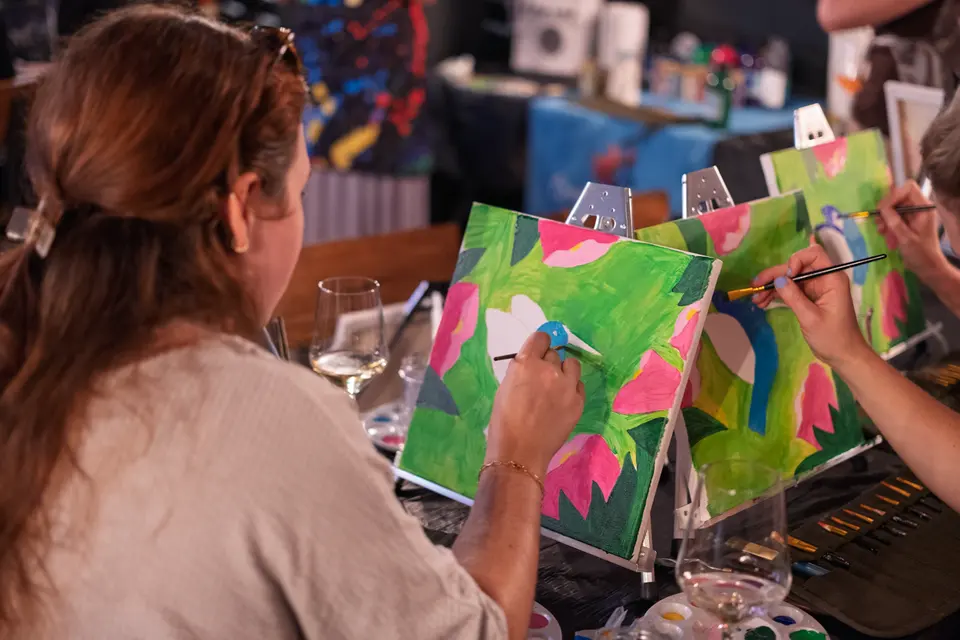 Photo 36 of 63, painting Hummingbird at Greenville Beer Exchange