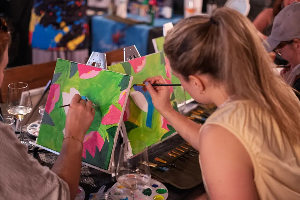 Photo 37 of 63, painting Hummingbird at Greenville Beer Exchange