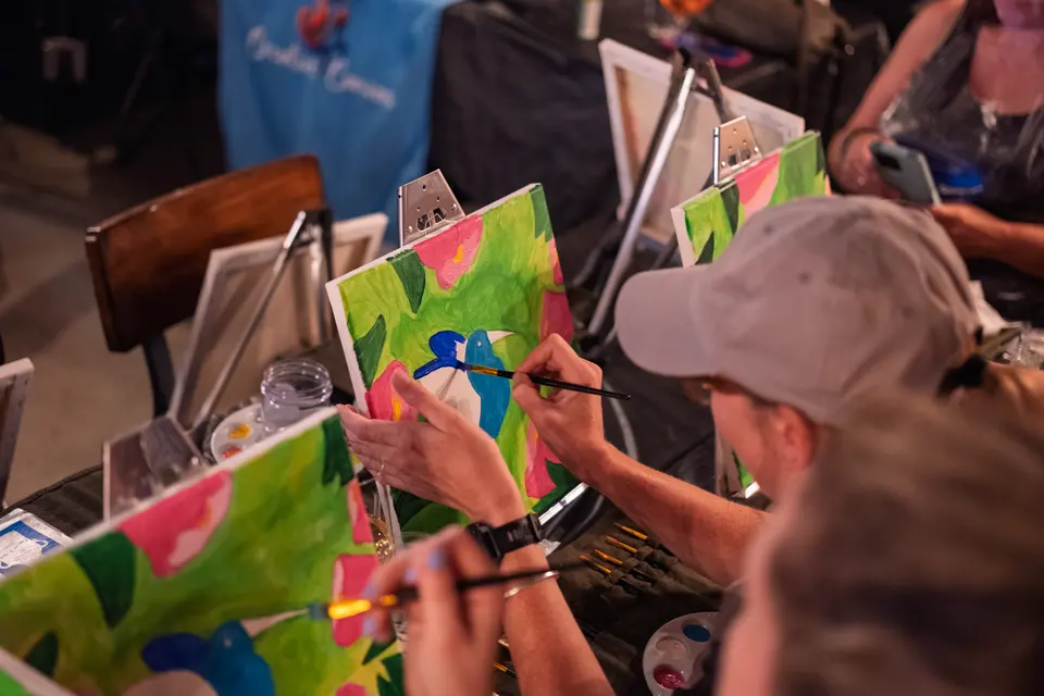 Photo 38 of 63, painting Hummingbird at Greenville Beer Exchange