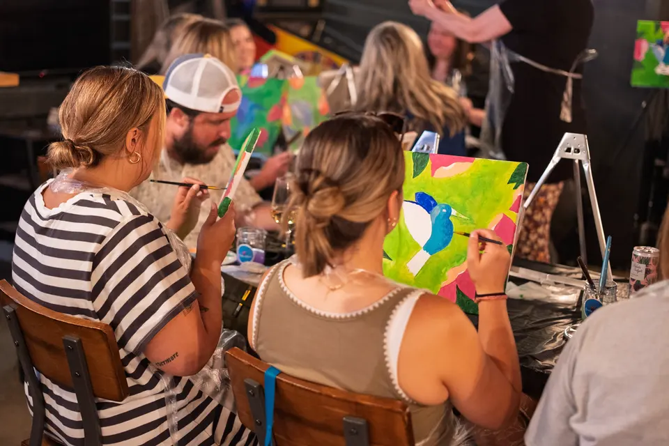 Photo 43 of 63, painting Hummingbird at Greenville Beer Exchange