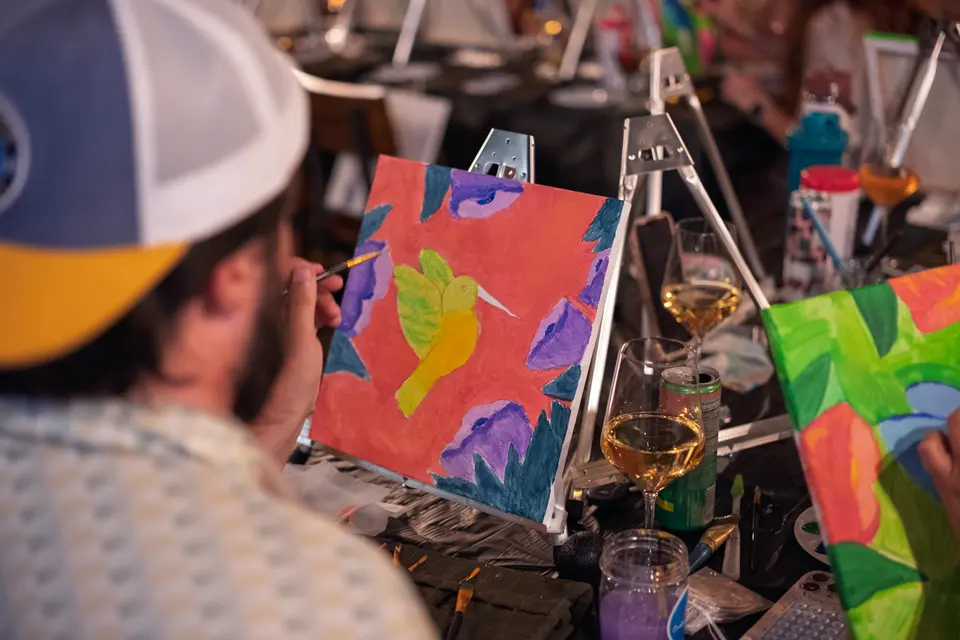 Photo 46 of 63, painting Hummingbird at Greenville Beer Exchange