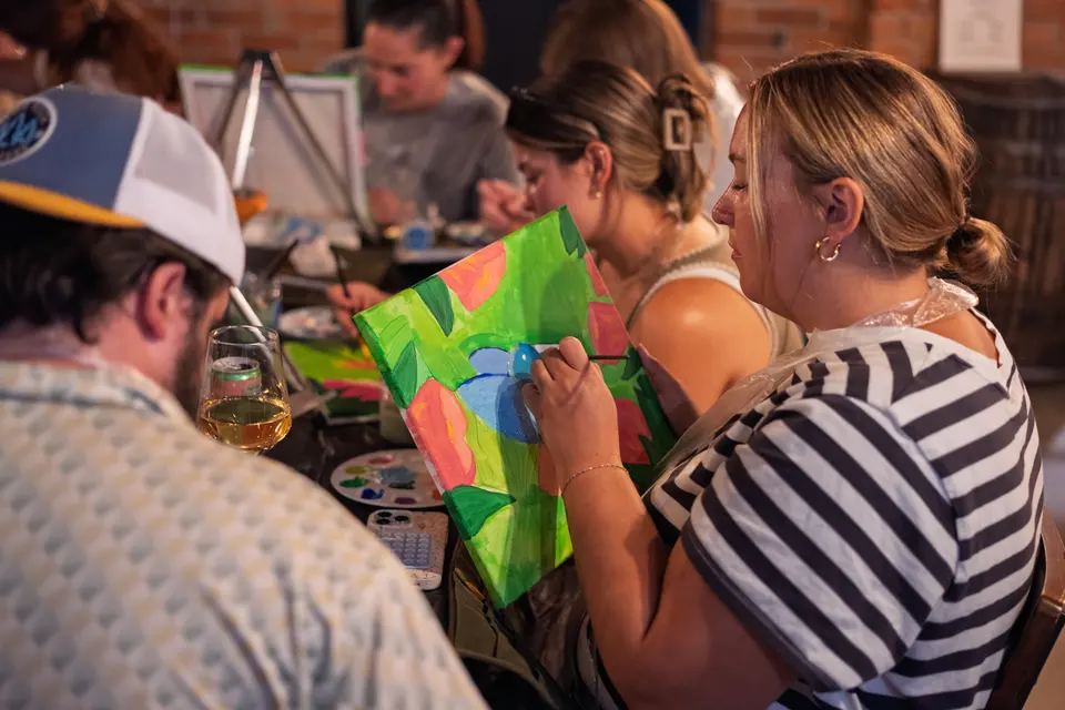 Photo 47 of 63, painting Hummingbird at Greenville Beer Exchange