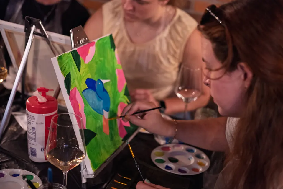 Photo 49 of 63, painting Hummingbird at Greenville Beer Exchange