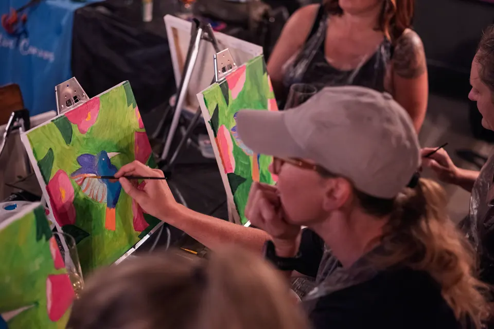 Photo 52 of 63, painting Hummingbird at Greenville Beer Exchange