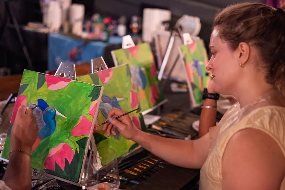 Photo 55 of 63, painting Hummingbird at Greenville Beer Exchange