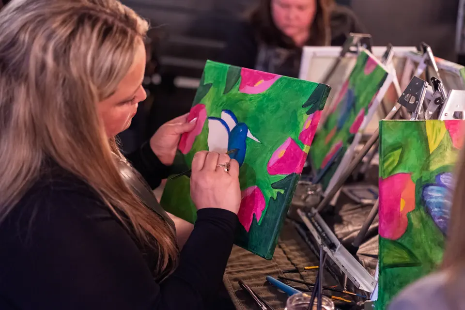 Photo 58 of 63, painting Hummingbird at Greenville Beer Exchange