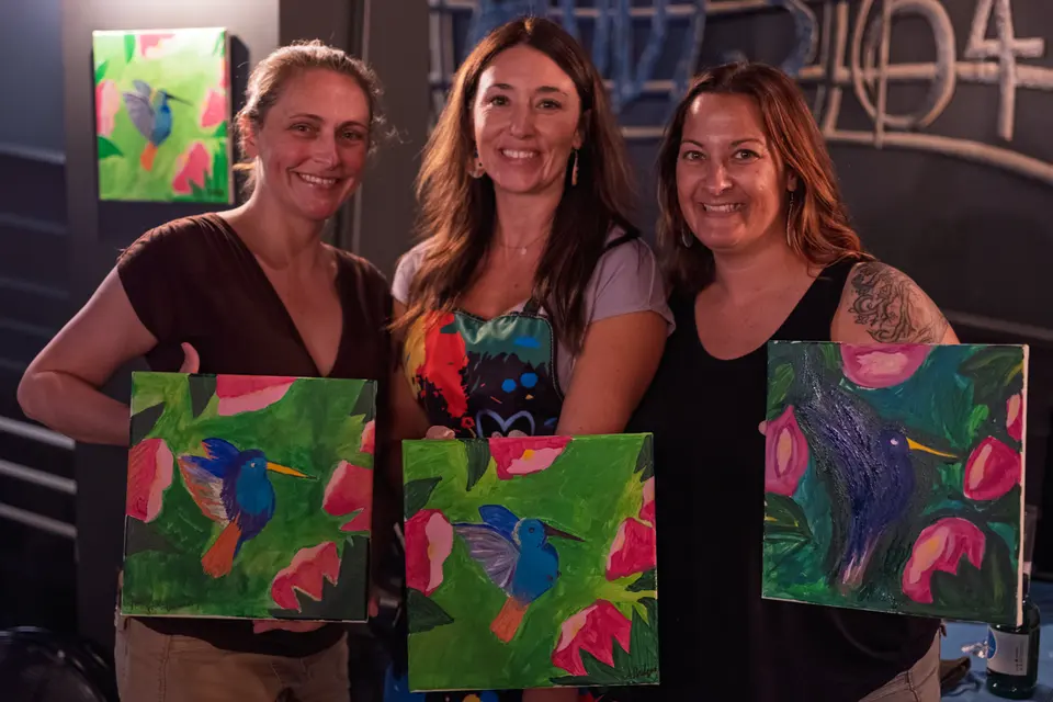 Photo 63 of 63, painting Hummingbird at Greenville Beer Exchange