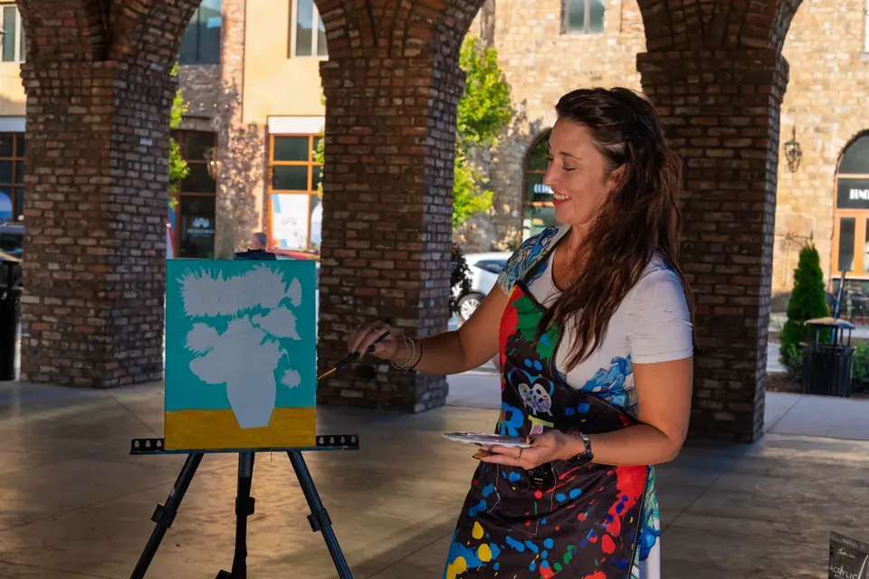 Photo 8 of 55, painting Van Gogh Sunflowers at BridgeWay Brewing Co.