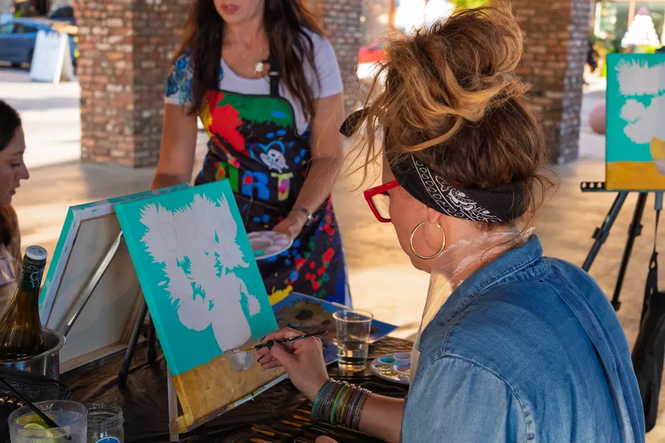 Photo 10 of 55, painting Van Gogh Sunflowers at BridgeWay Brewing Co.