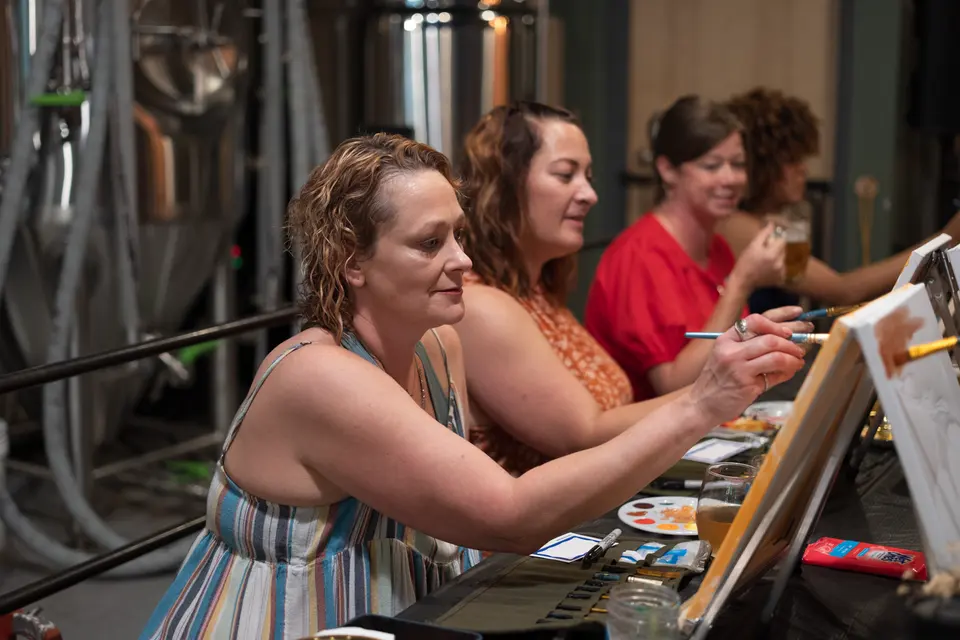 Photo 2 of 67, painting Autumn Leaves at Wild Yarrow Brewing