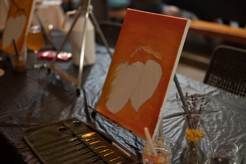 Photo 5 of 67, painting Autumn Leaves at Wild Yarrow Brewing