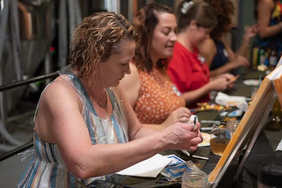 Photo 15 of 67, painting Autumn Leaves at Wild Yarrow Brewing