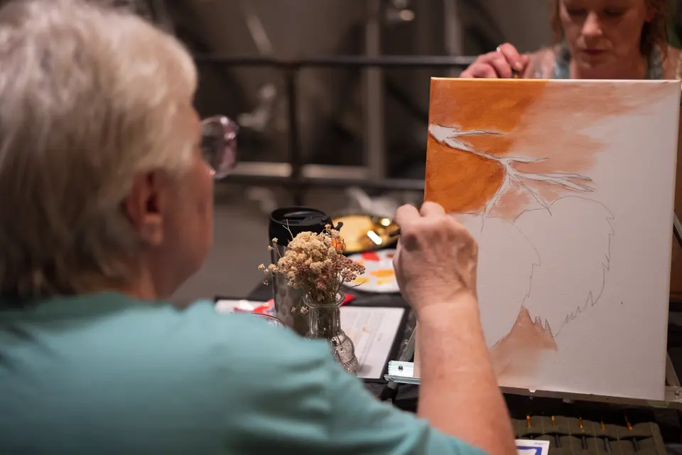 Photo 16 of 67, painting Autumn Leaves at Wild Yarrow Brewing