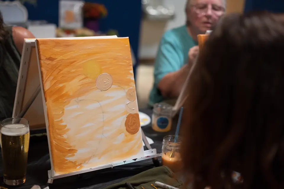 Photo 20 of 67, painting Autumn Leaves at Wild Yarrow Brewing
