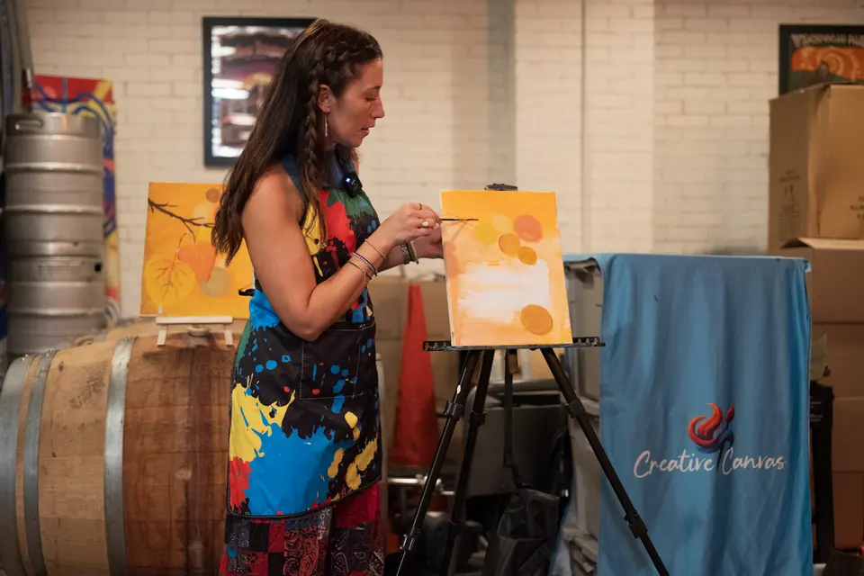 Photo 26 of 67, painting Autumn Leaves at Wild Yarrow Brewing