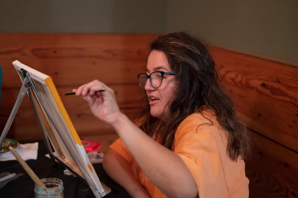 Photo 28 of 67, painting Autumn Leaves at Wild Yarrow Brewing